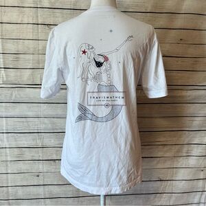 Travis Mathew Life Of The Party White Short Sleeve Tee